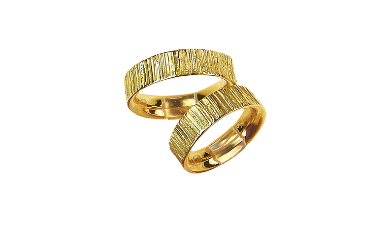 05036+05037-wedding rings, gold 750